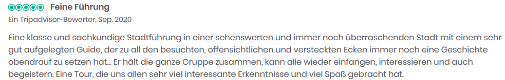 Bewertungen Bonn City-Tour SDS Stadtführungen