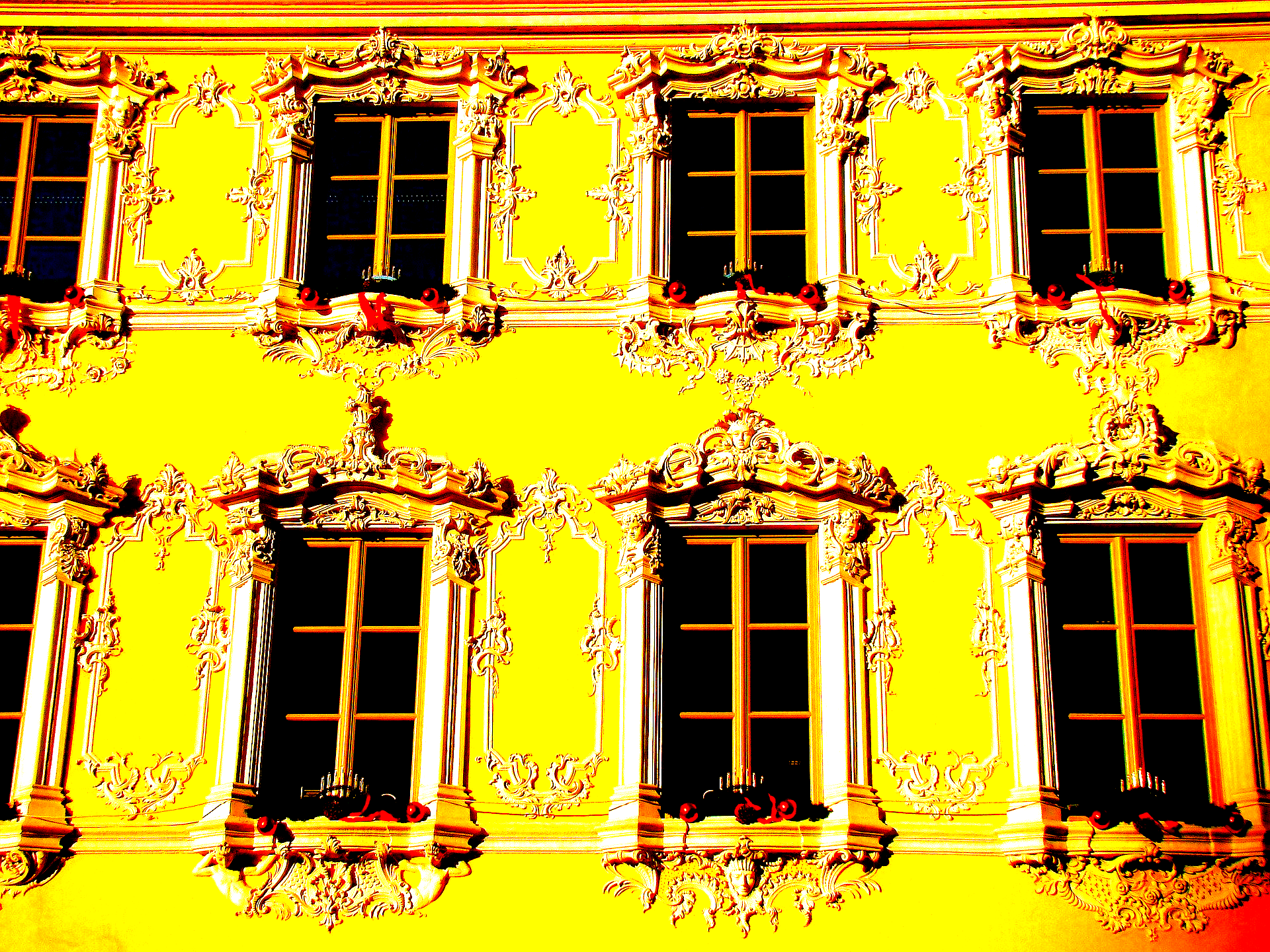 Würzburg Weihnachtsmarkt Falkenhaus Markt