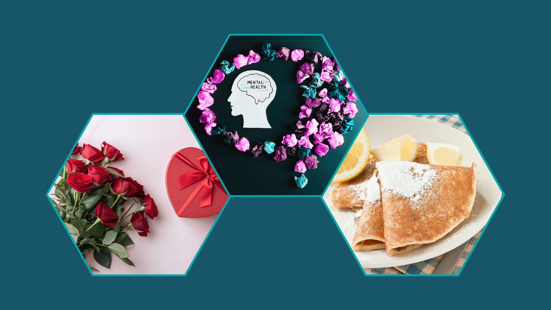 Valentine's day, Pancake Day, Children's mental health week