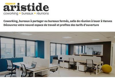 Espace Aristide : du co-working pour tous à Vanves !