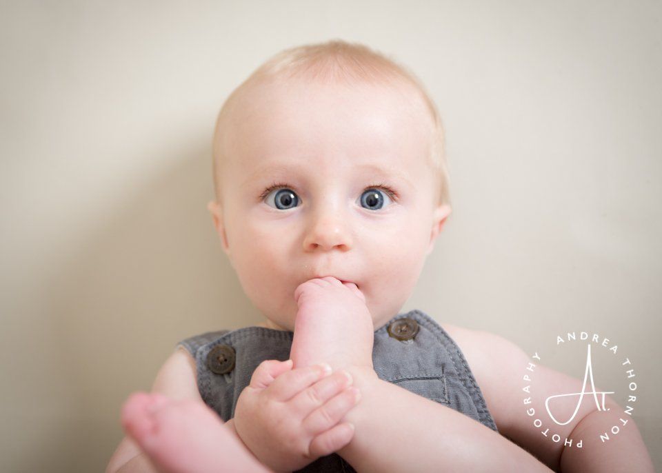 Capture fun moments during your baby's first year in professional photographs