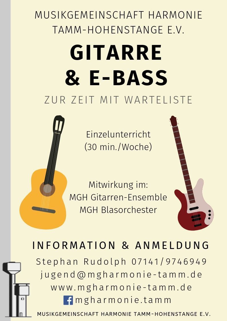 Gitarre und E-Bass