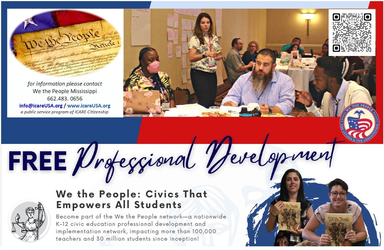 Go to We the People / Center for Civic Education Teacher Professional Development We the People / Center for Civic Education Teacher Professional Development
