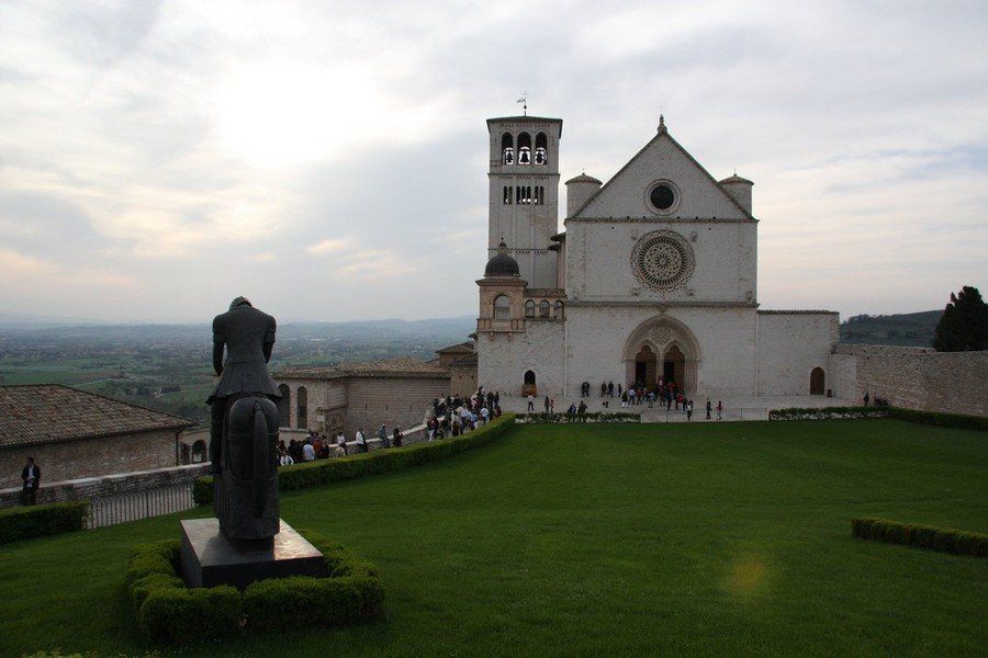 Agriturismo Il Moro: Assisi, basilica di San Francesco..