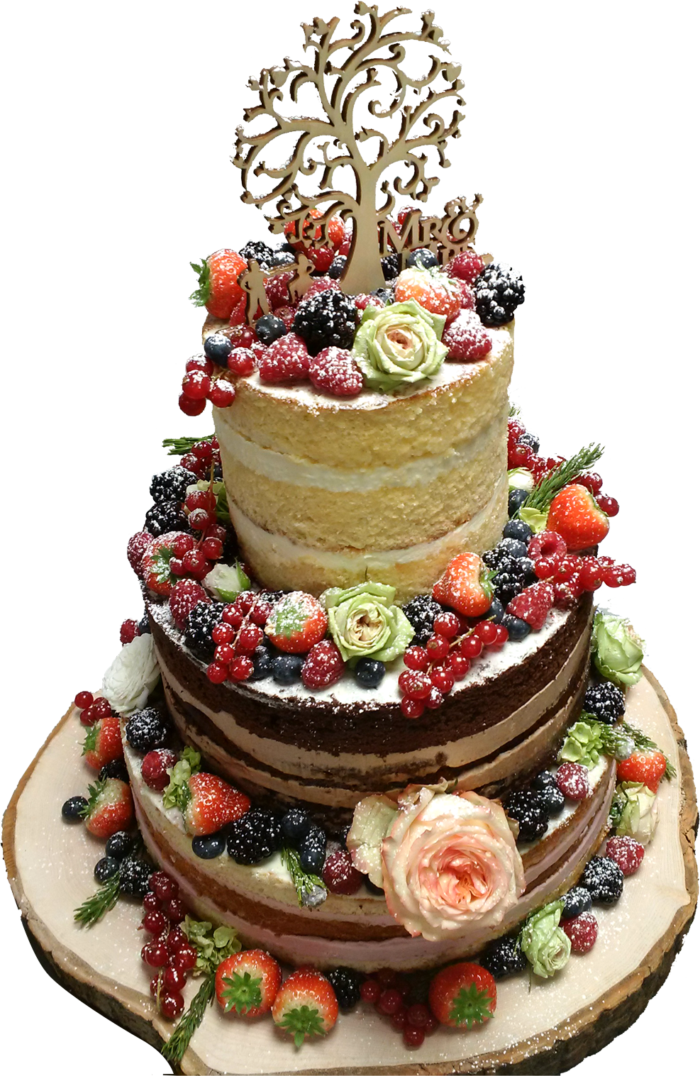 Mehrstöckige Hochzeitstorte Café Schneidewind