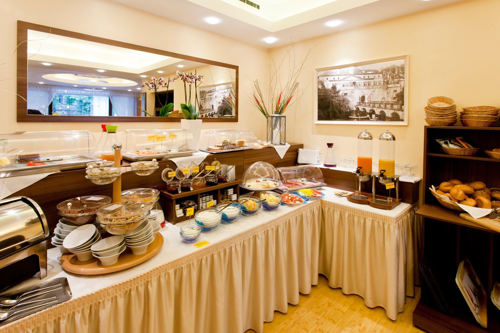 Frühstücksbuffet im Café Schneidewind