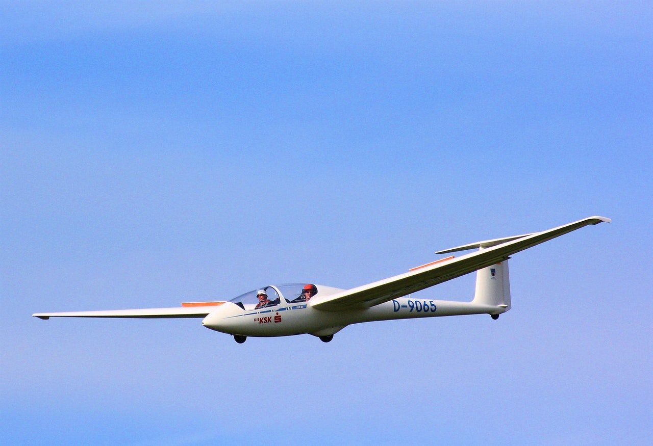 Segelflugzeug - Flugplatz Kleineberg, Bad Pyrmont