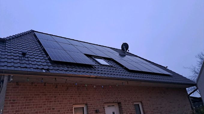 Dachmontage PV Anlage