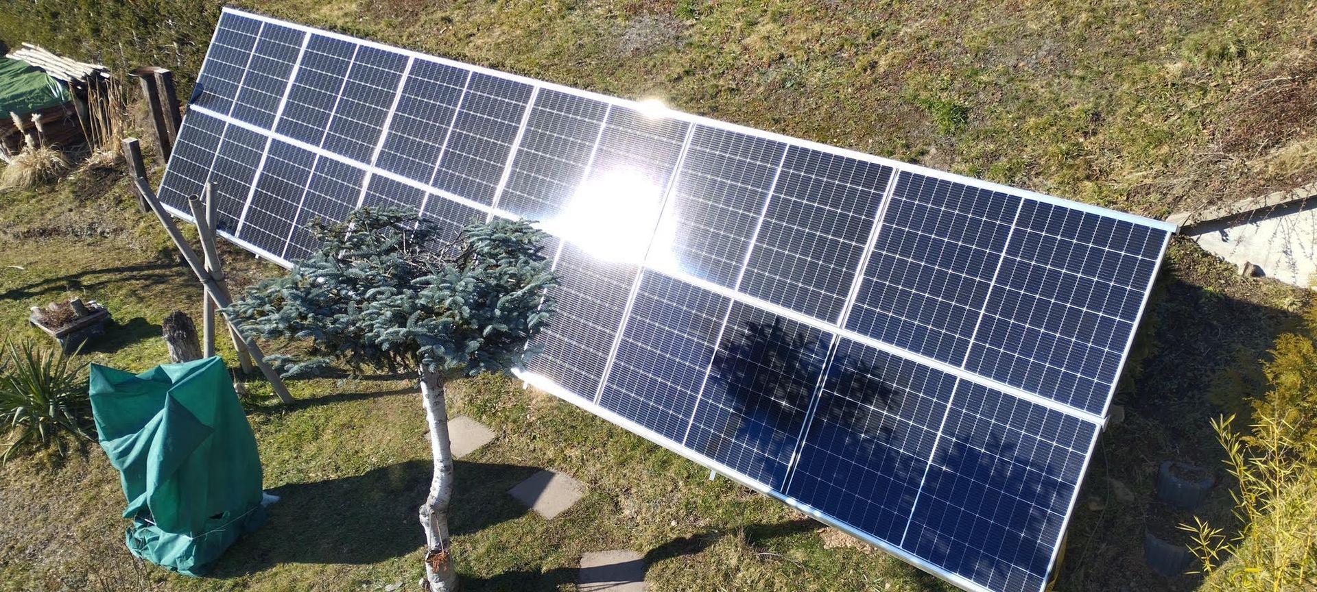 Installation von Solar-Modulen