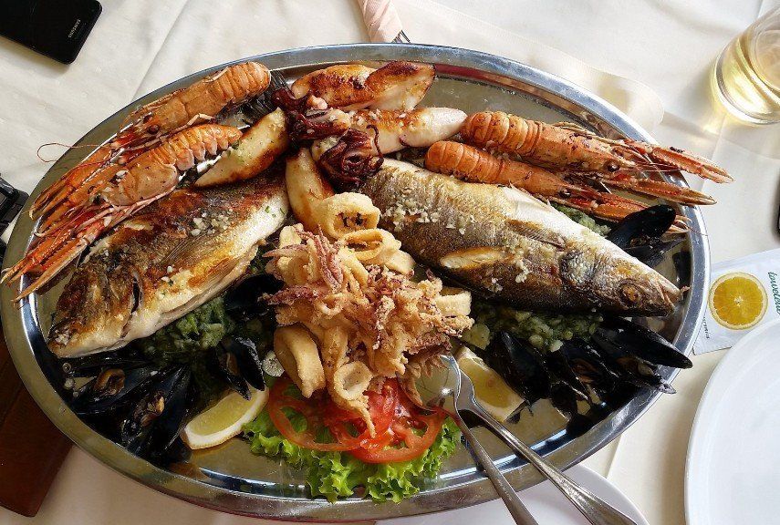 Kulinarische Küche Istriens.