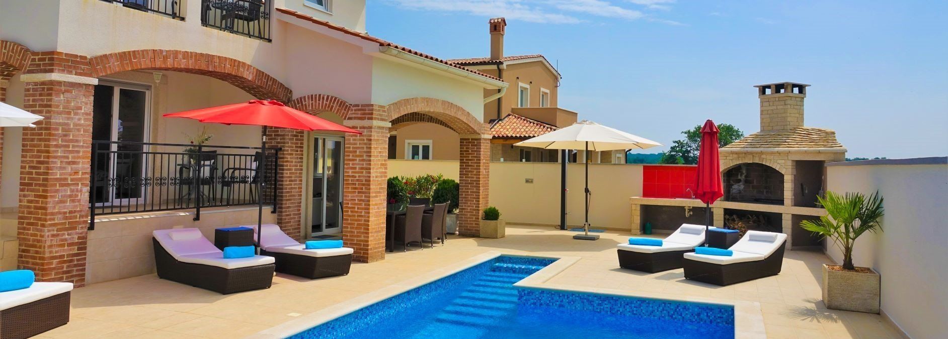 Ferienhaus mit Pool in Istrien