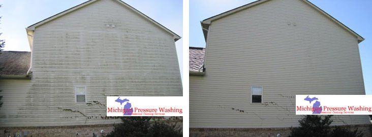 siding washing Michigan