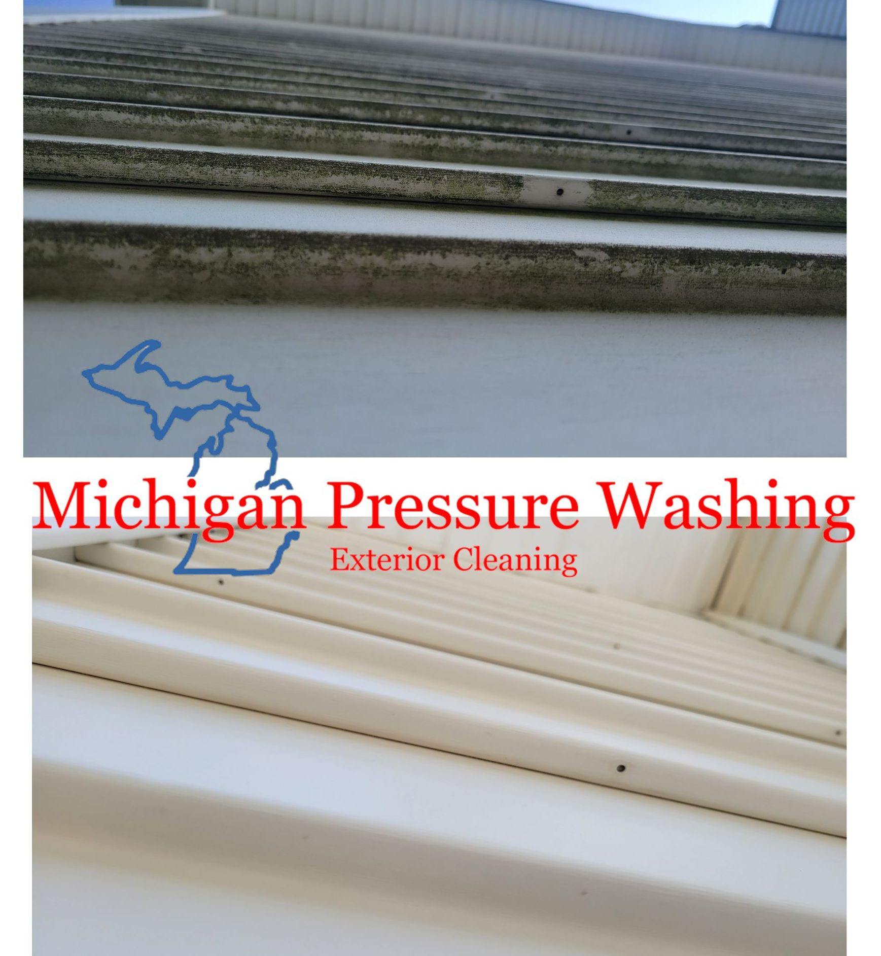 Vinyl Siding washing in Michigan Pressure Washing Exterior Cleaning
