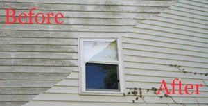 Vinyl siding pressure washing. Michigan Pressure Washing Exterior Cleaning