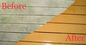 Composite Trex deck cleaning Michigan