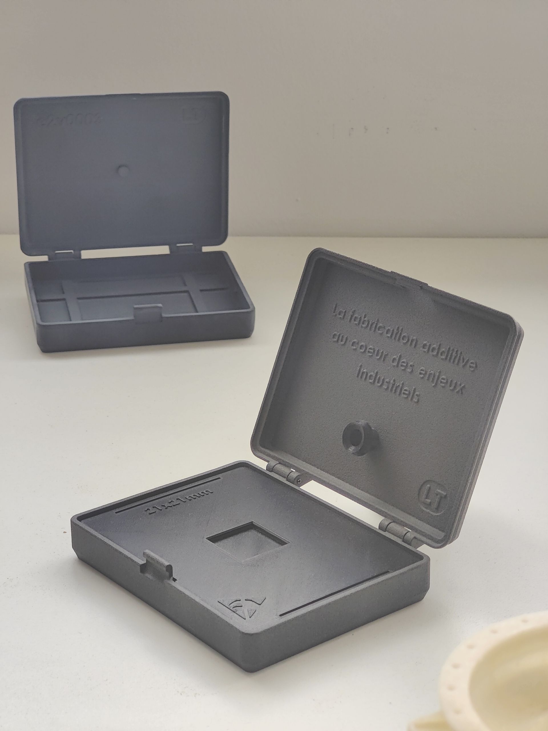 boitier de conditionnement imprimées par FDM en PETG ESD