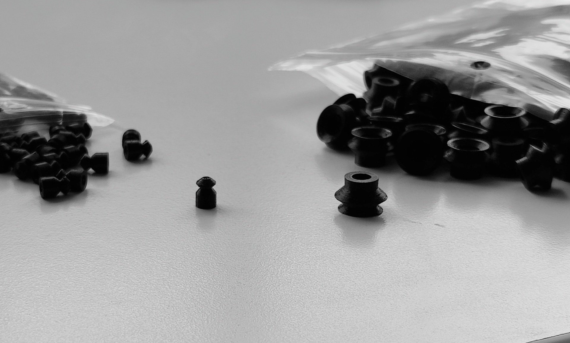 Pièces fabriquées par impression 3D en TPU