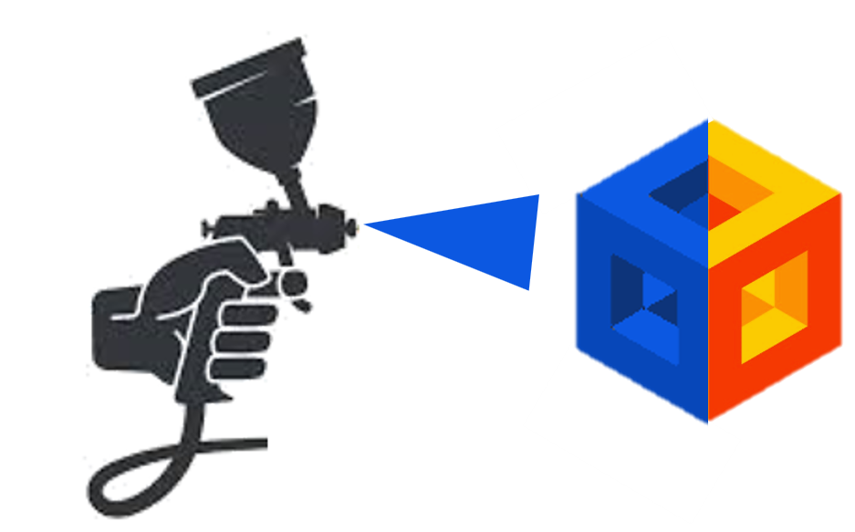 icone représentant les processus de finition, traitement de surface et peinture