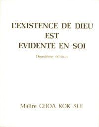 Livre L'Existance de Dieu est évidente en soi