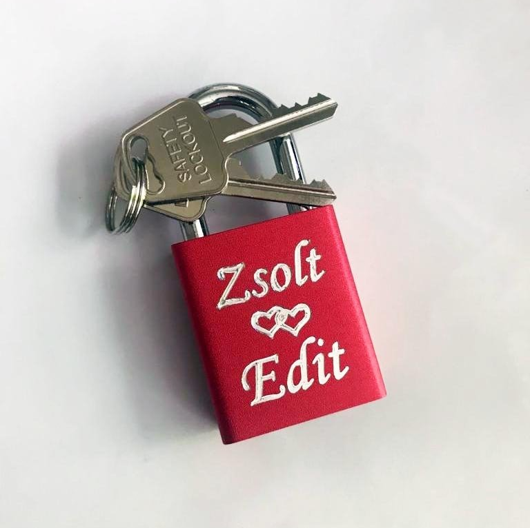 Liebesschloss mit Gravur, Liebesschloss Wien, Liebesschloss Hochzeit