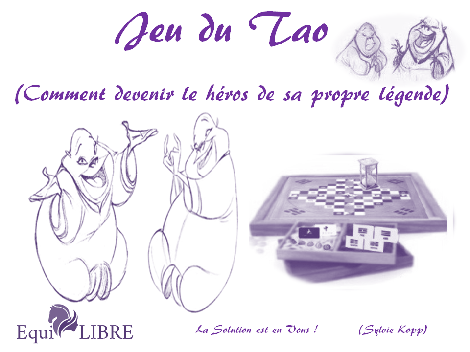 Partie de jeu du Tao, plateau de jeu, jeu de développement personnel de coaching, oracle