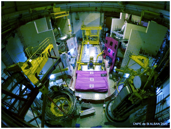 Couverture FME piscine centrale nucléaire de St Alban