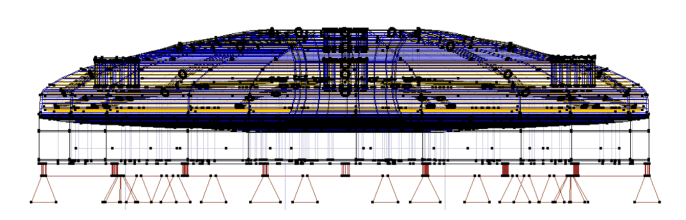 Maquette sas modulaire gonflable