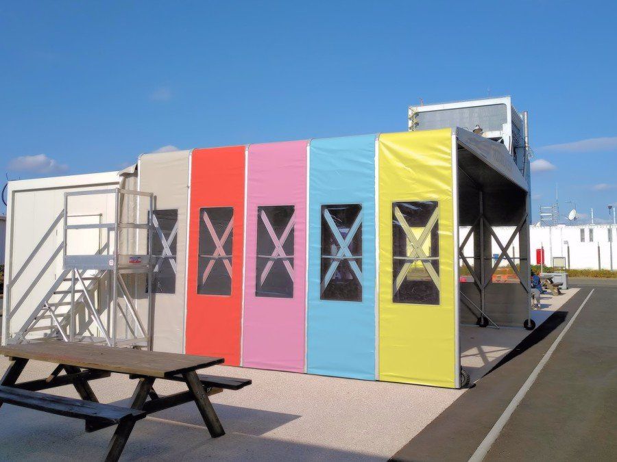 Tunnel de protection matériel