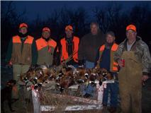 Group of Hunters with their Day's Pheasant Catch