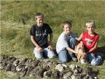 Children with Their Fowl