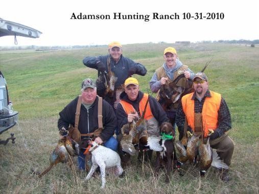 Group Photo after their Adamson Hunting Ranch 10-31-2010