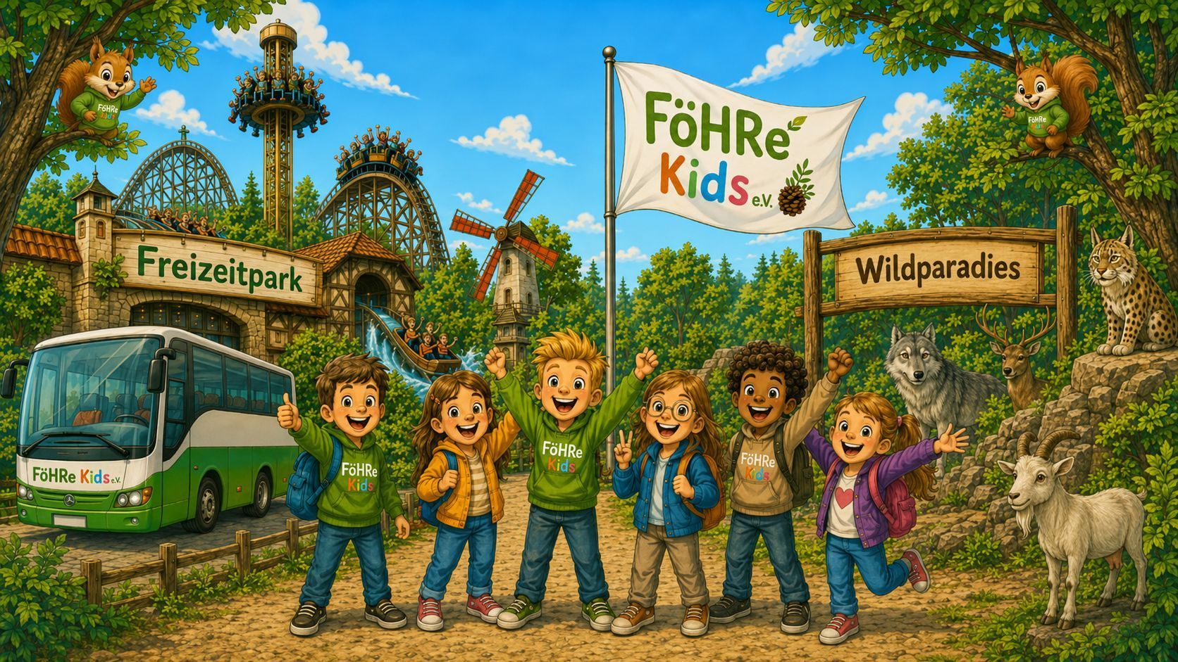 FöHRe Kids Ausflug nach Tripsdrill Grafik