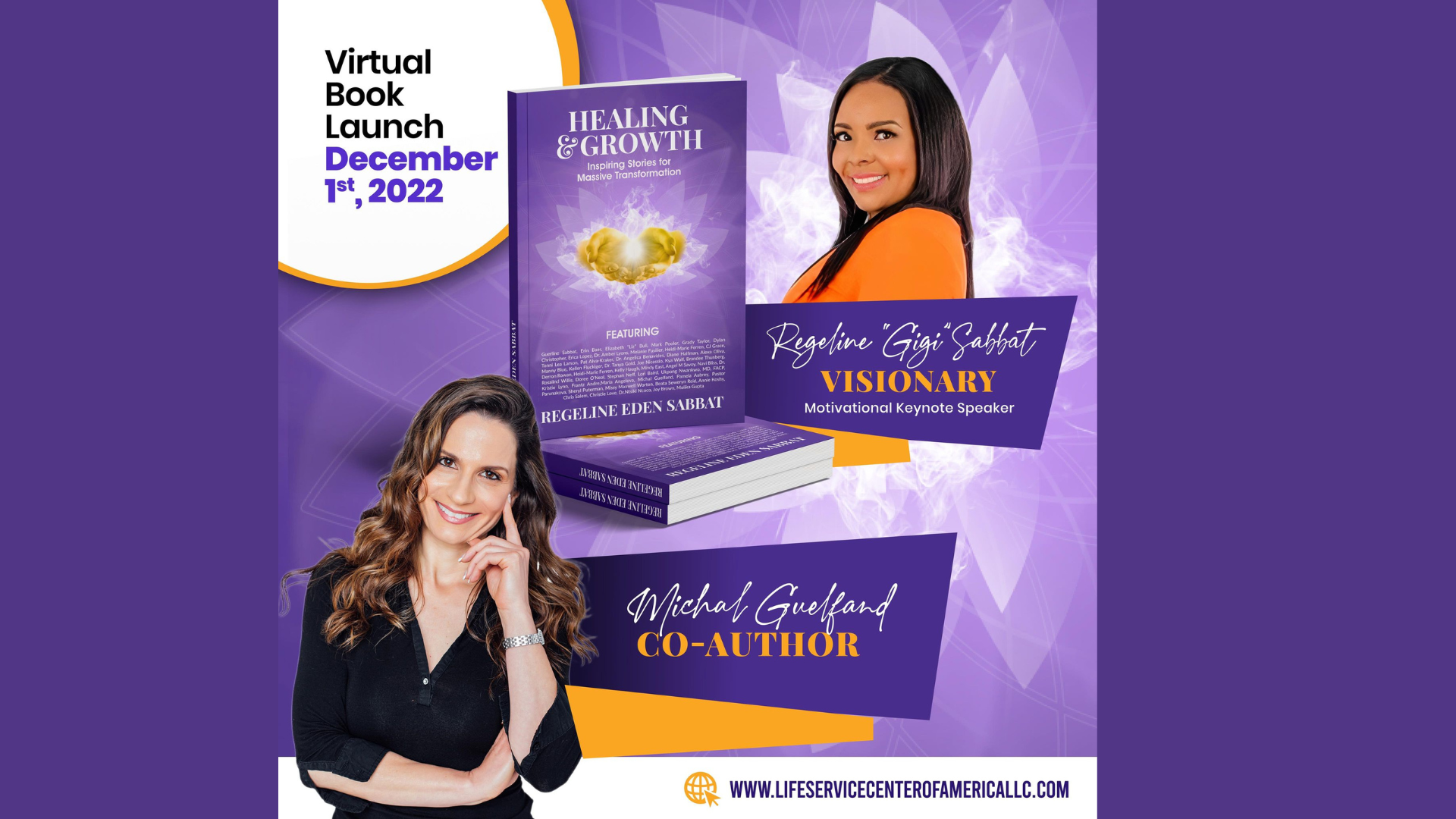 Michal Guelfand Co-Author Healing & Growth Book