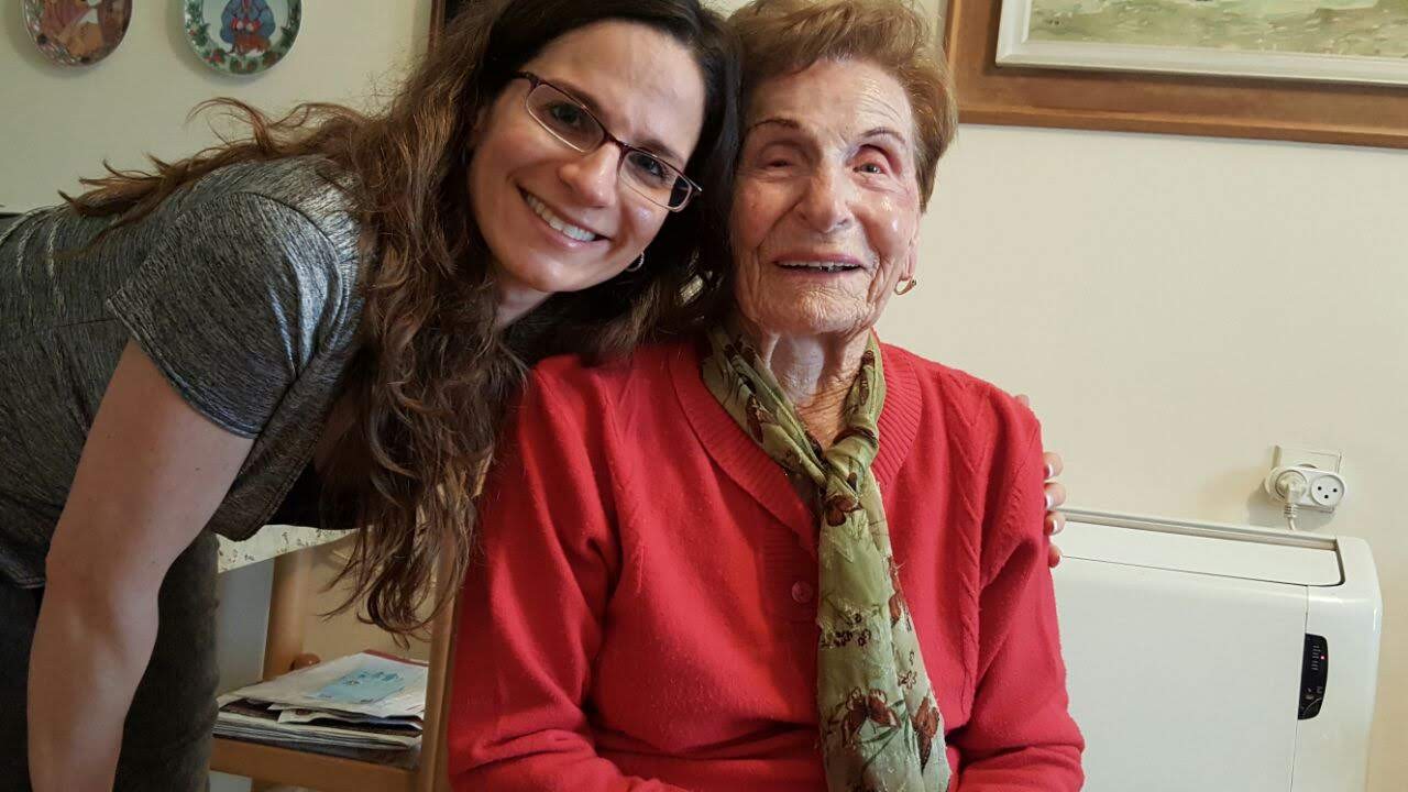 My Grandma, Ella, and me. 2016