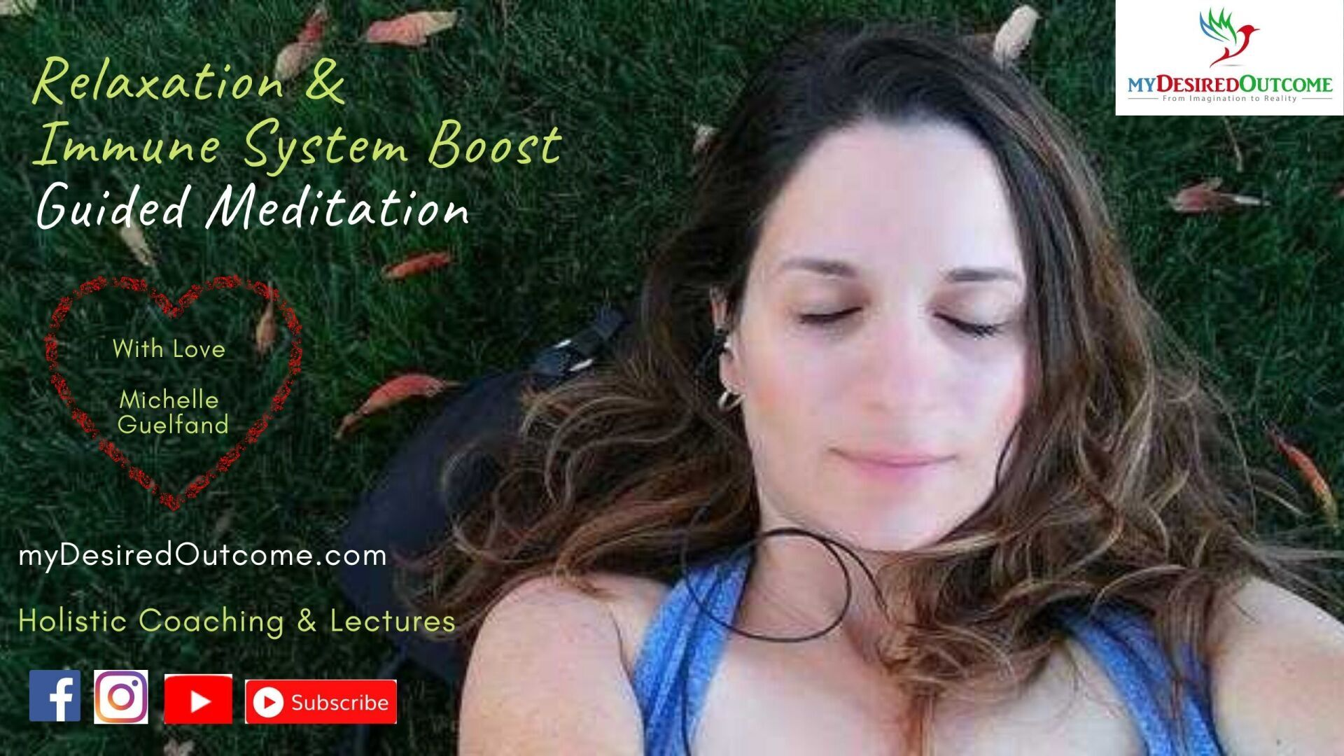 Click the link to access the meditation Guided Meditation for Relaxation & Mental Boost of Immune System