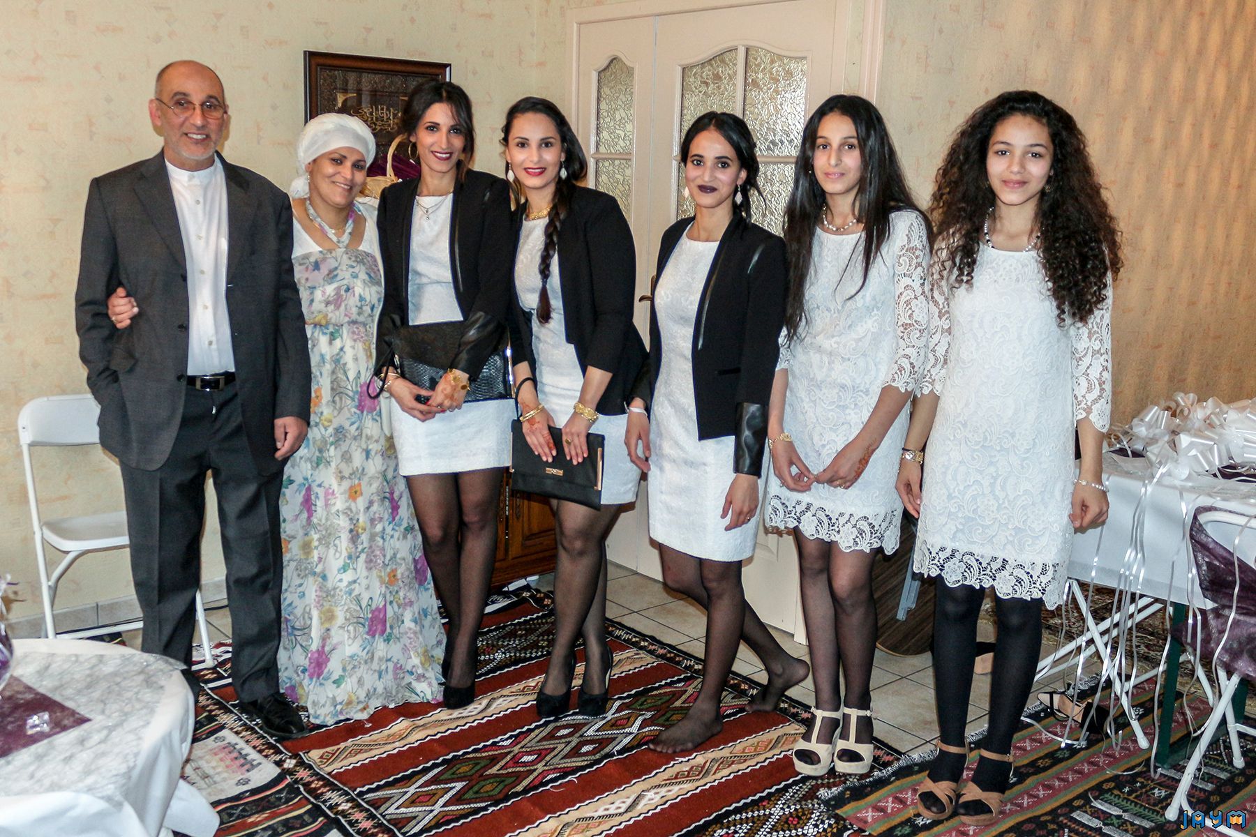 Les filles d'un papa très fier d'elles.