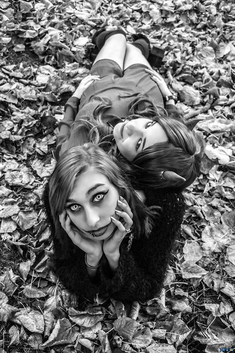 Du rouge sang dans l'orange des feuilles mortes d'automne