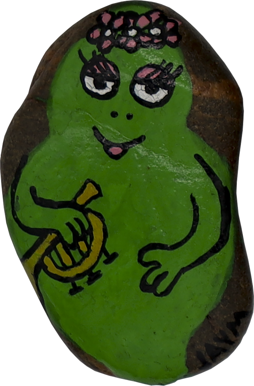 Fille musicienne barbapapa