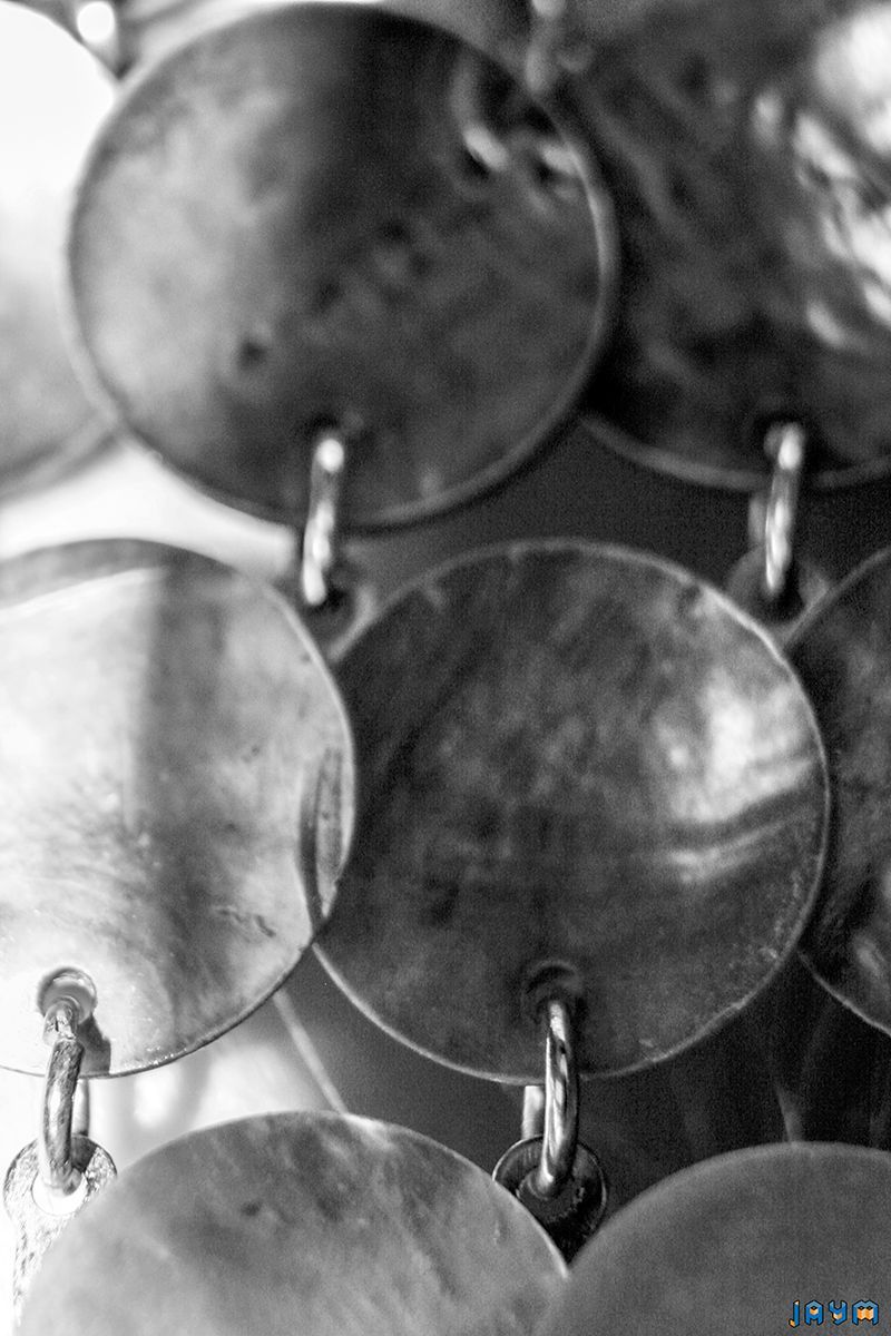 Perles rondes et plates