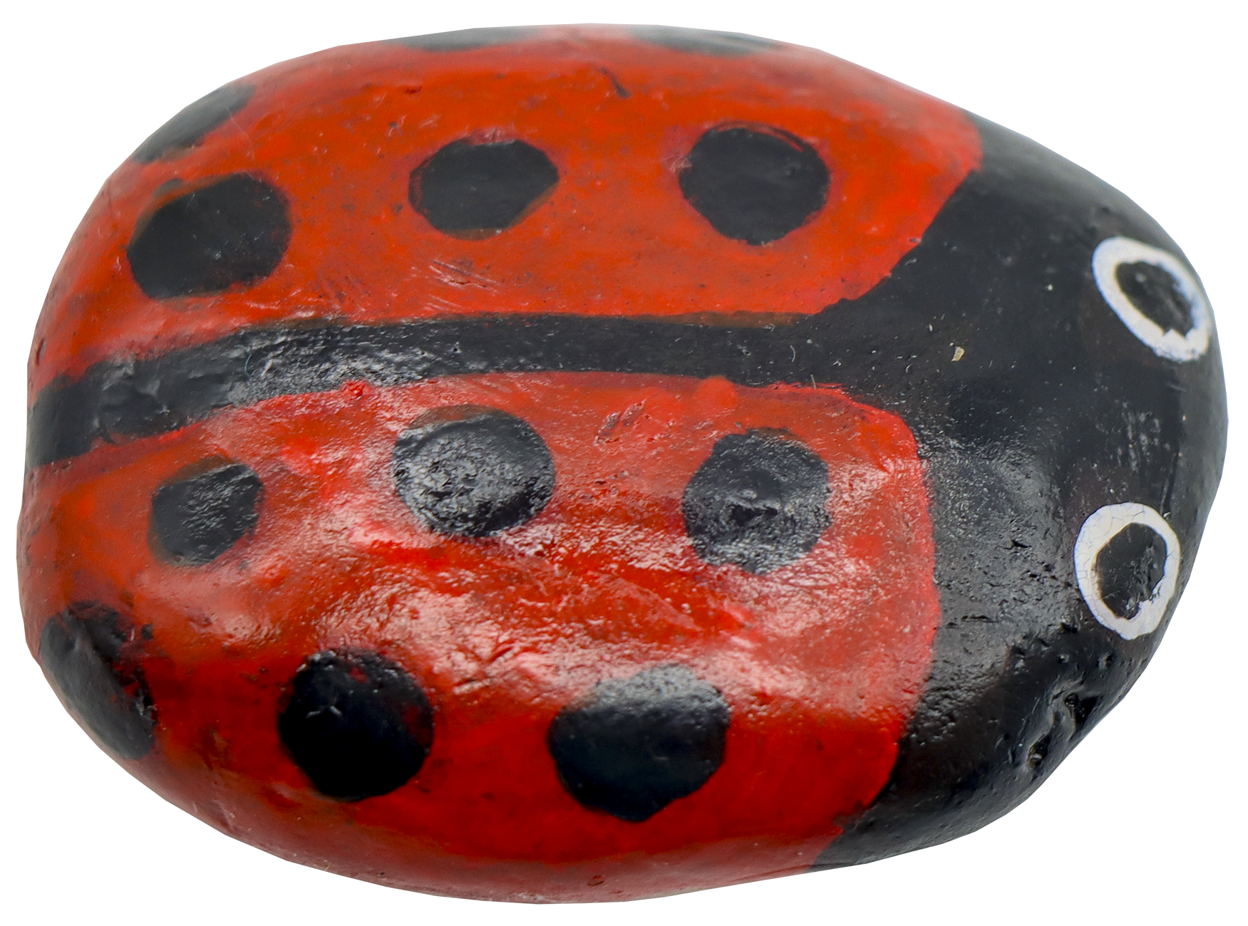 rouge à points noirs