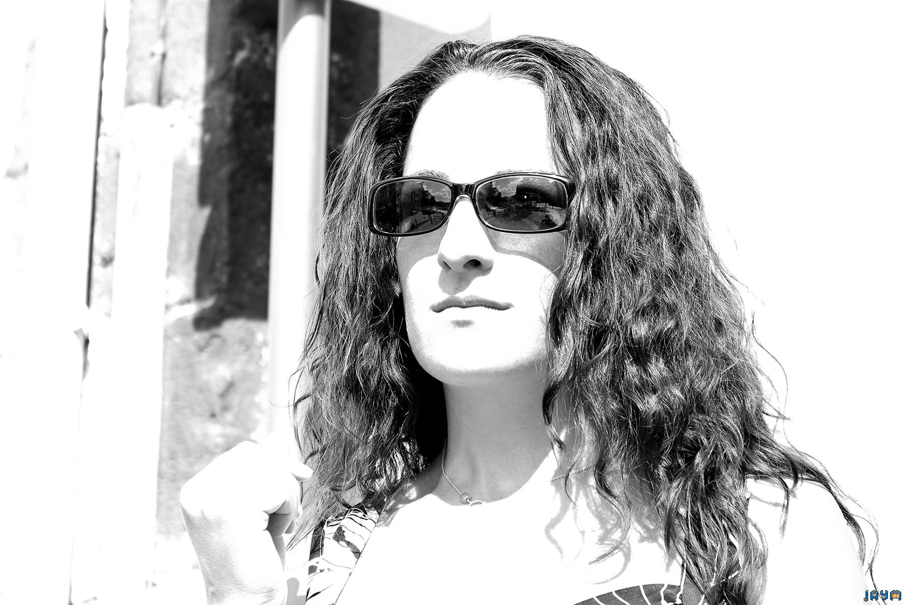 Ensoleillement d'une femme sexy