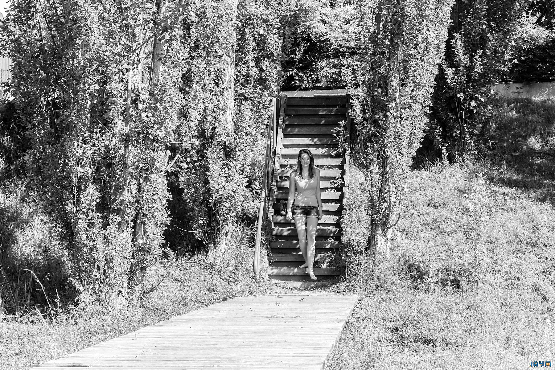 Balade sur un ponton