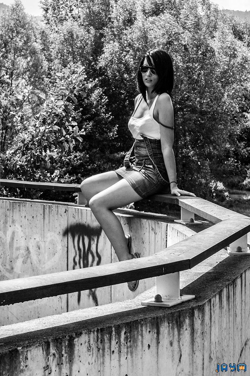 Shooting de Julie Photographie d'une femme sexy