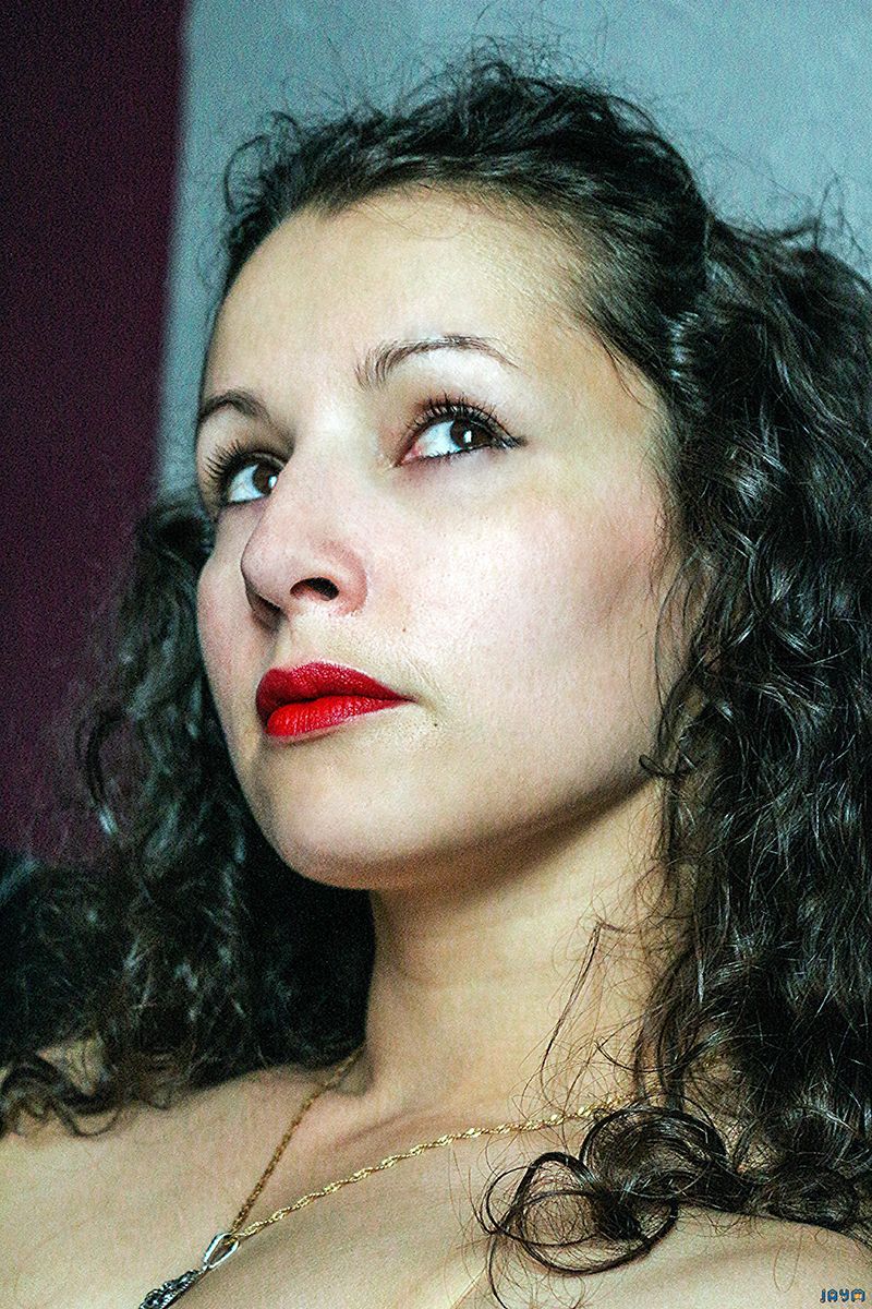 Un visage d'ange bien maquillé