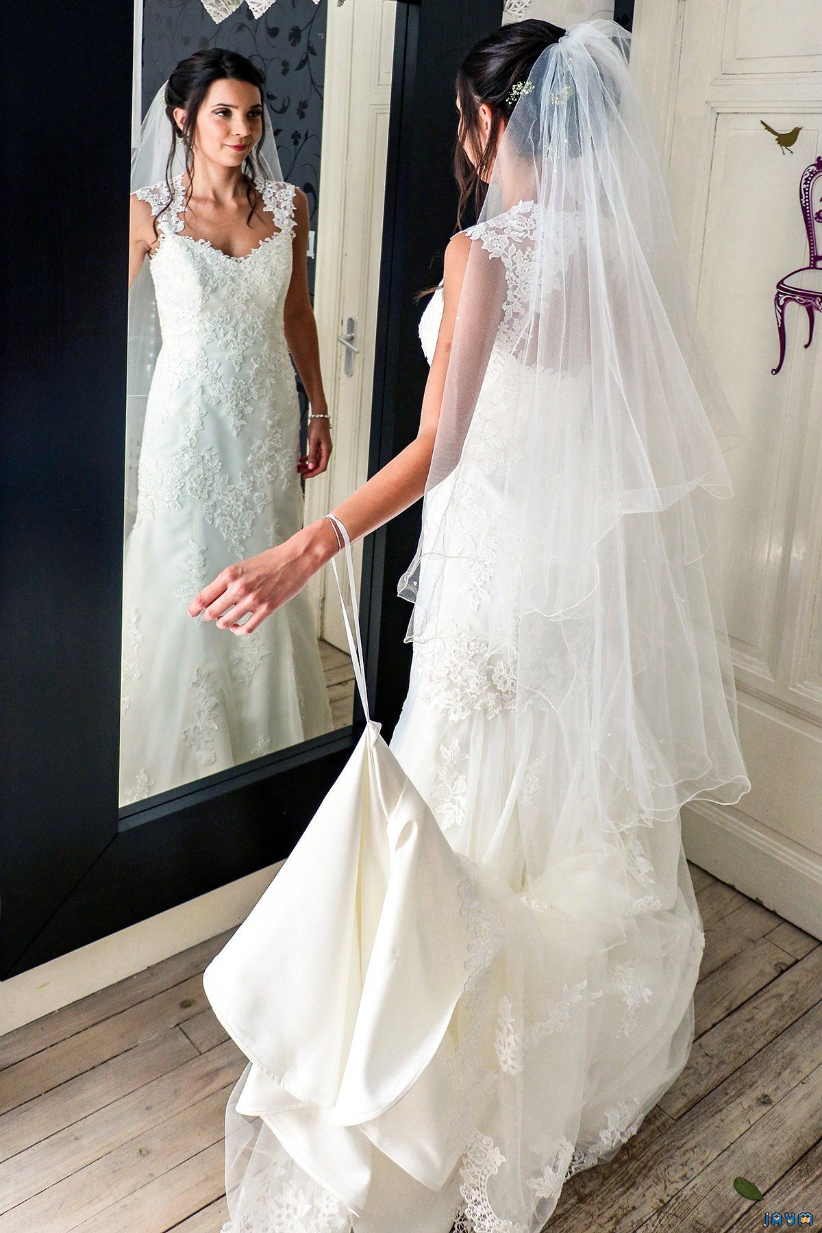 Il n'ya pas plus grande beauté que celle d'une mariée portant sa robe blanche.