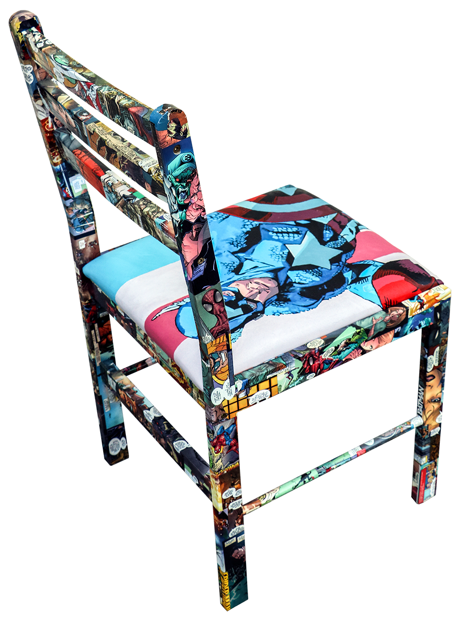 La chaise n'est pas simplement un meuble mais elle est aussi une oeuvre d'art, retrouver les réalisation de l'artiste JAYM.