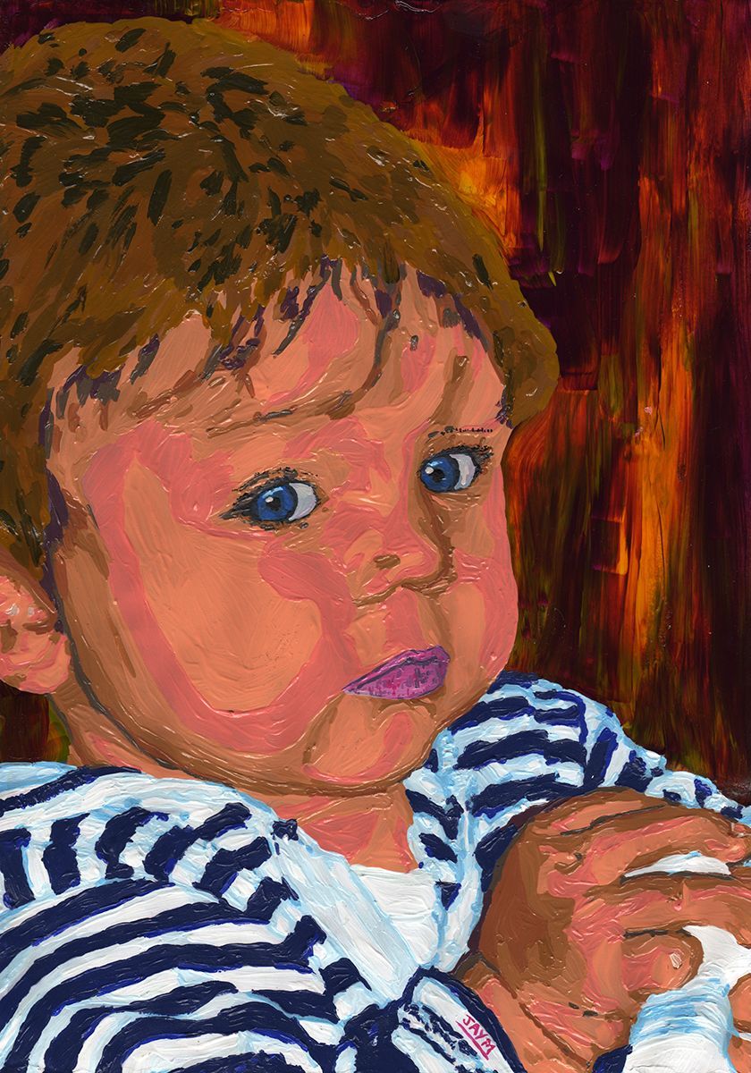 Petit fils de Madame Demorais, responsable du rayon textile à Carrefour Malintrat.