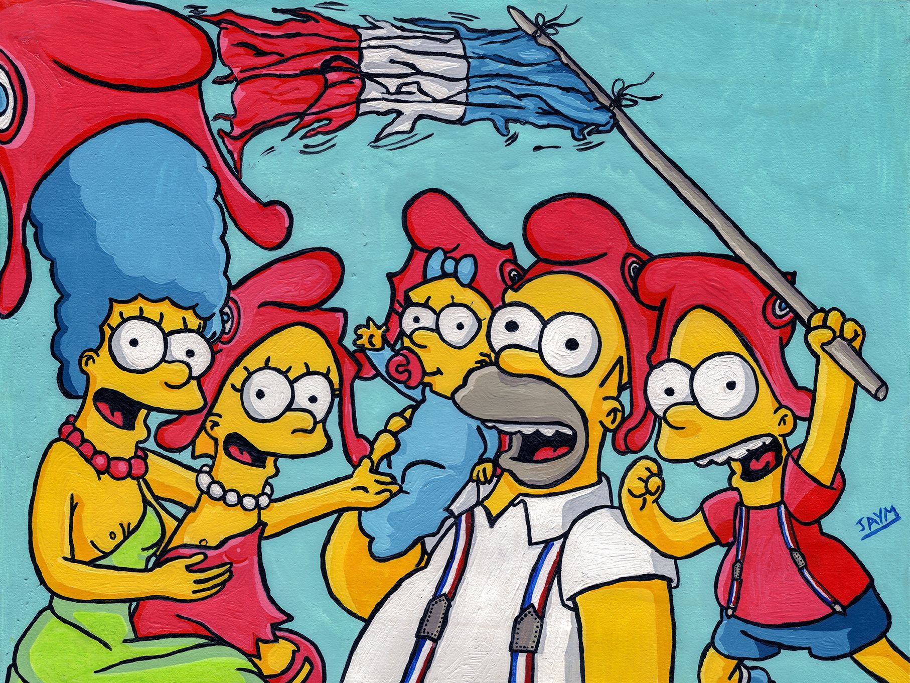 les simpsons font la révolution francaise