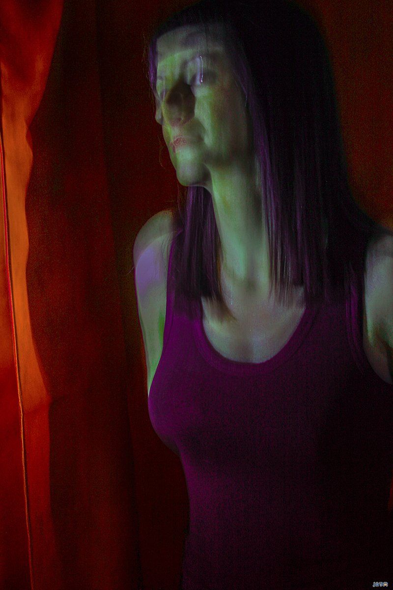 Double exposition photographique