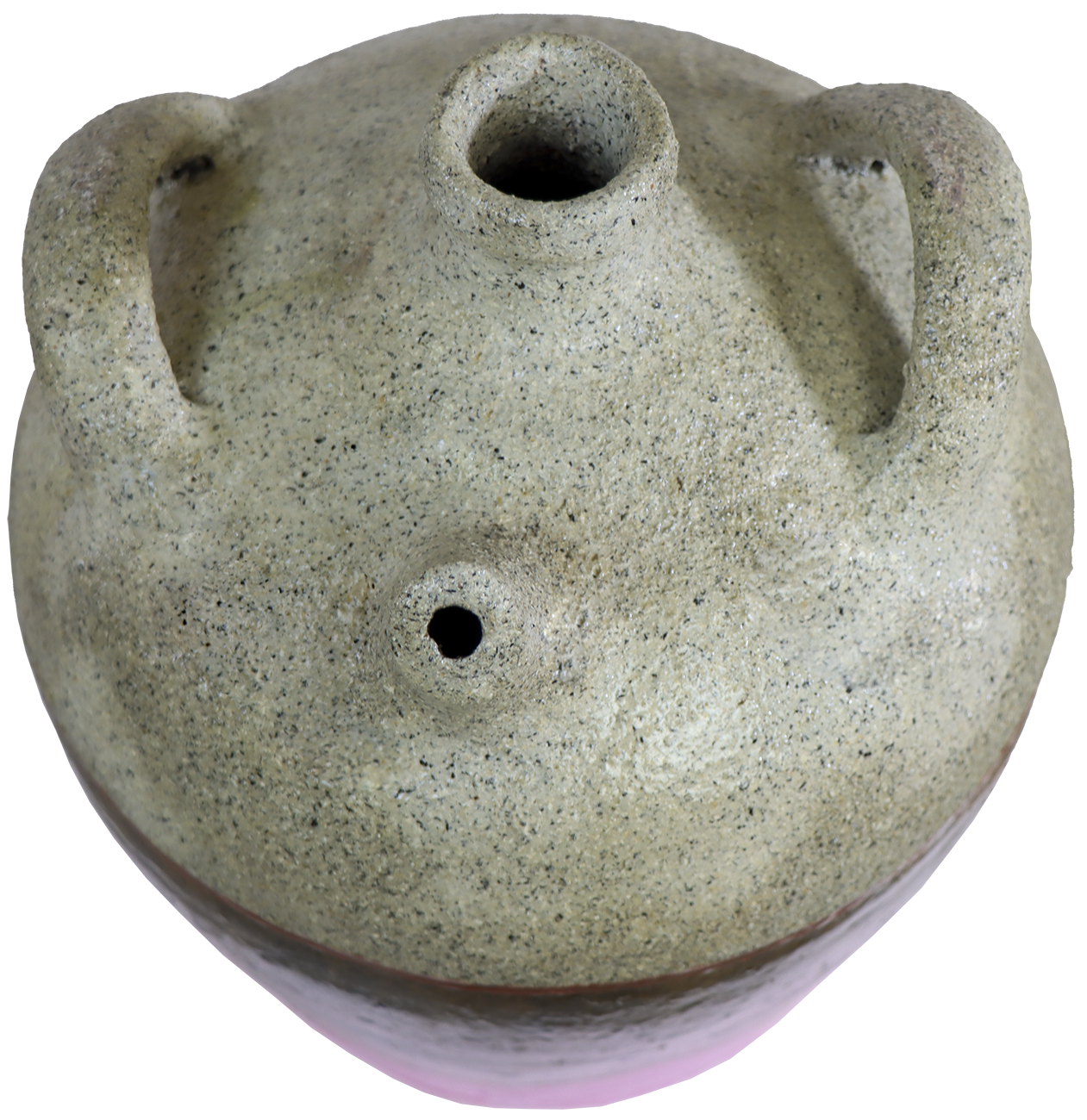 Pot avec bec verseur en gré artisanal